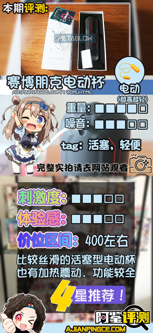 METABLOW-E300电动飞机杯评测,赛博朋克,科技狠活,阿鉴助理亲自下海!