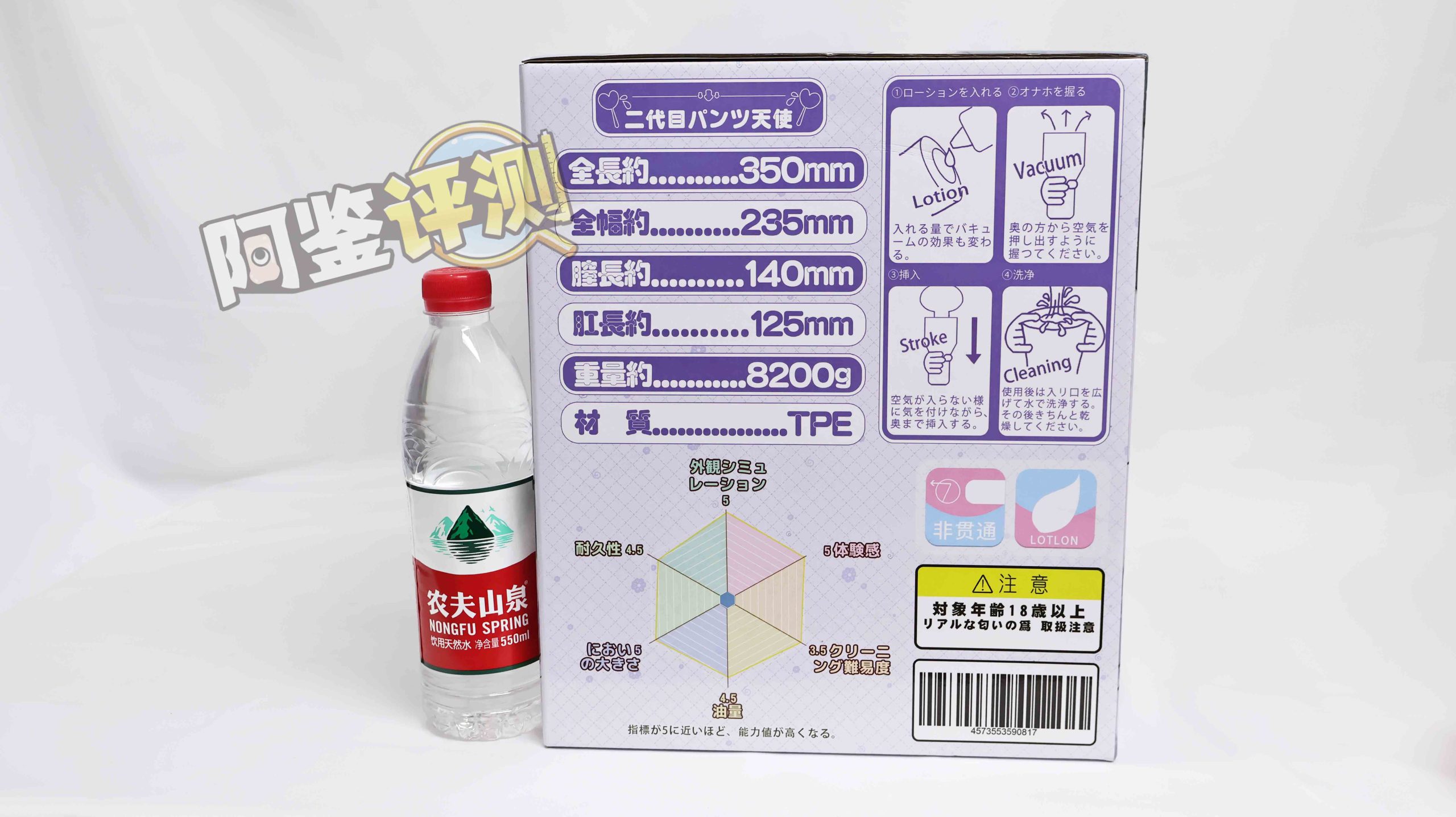 GXP——“胖次天使(2代)”评测!新式屁股工艺+猎奇感棱角通道,这个倒模确实是不一样