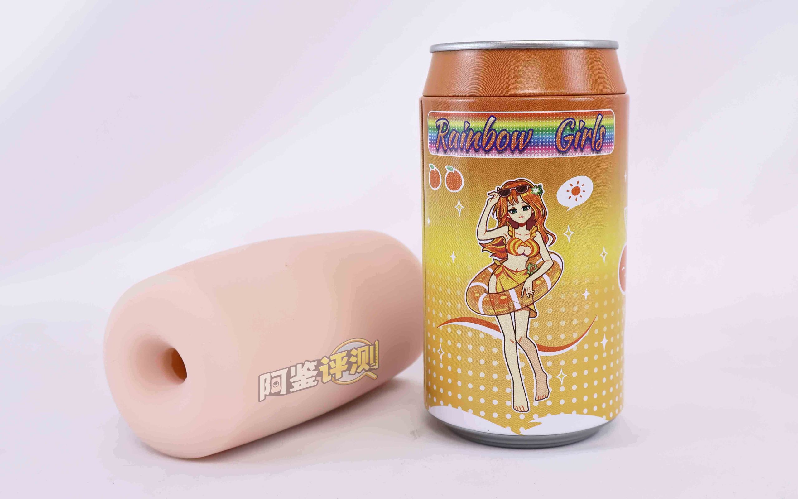 杯多多-“七彩罐娘”评测!隐蔽型的可乐罐飞机杯,图一乐还是真实用?(上:红,黄,橙)