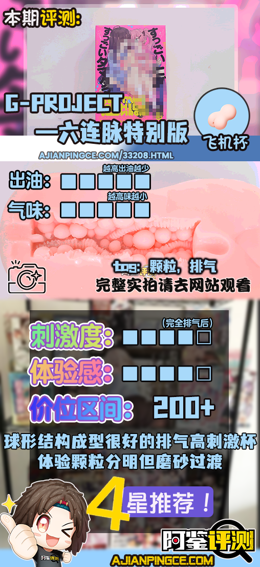 G-project——”六连脉特别版”评测!早年大有名气的高刺激型小杯,真希望磨砂没有做得这么夸张....